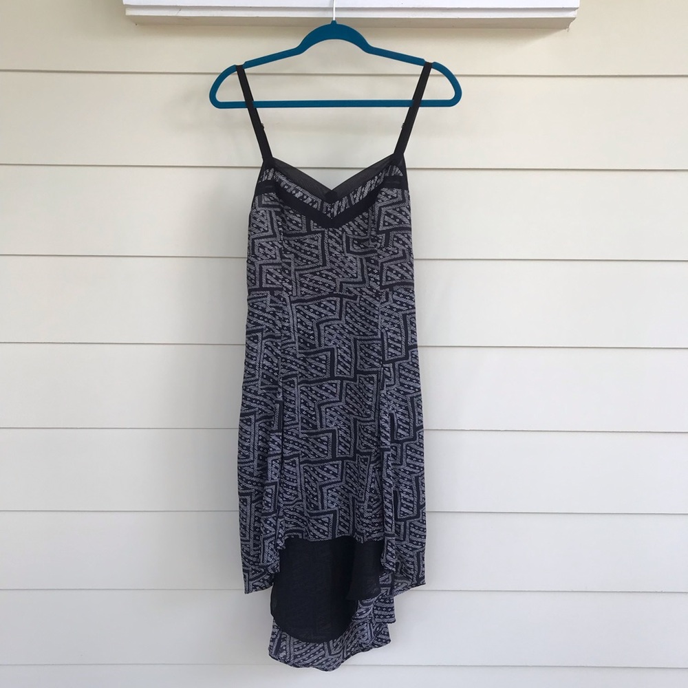 Urban outfitters Black high low chiffon dress